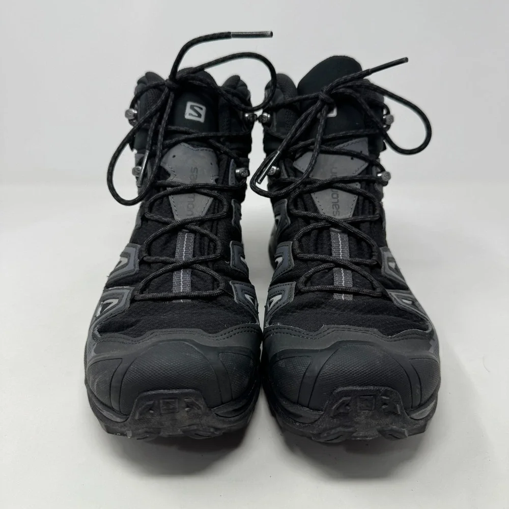 Salomon X-Ultra 3 Mid GTX Trail Hiking Running Black Gore-Tex Boots Men's 10